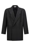 Fear Of God Casual Blazer With Striped Pattern And Button Cuffs In Black