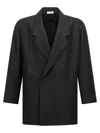 Fear Of God Casual Blazer With Striped Pattern And Button Cuffs In Black