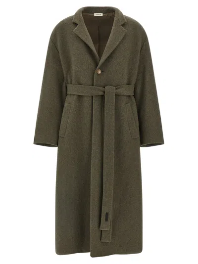 Fear Of God Relaxed Coat In Green