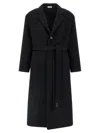 Fear Of God Single-breasted Wool Coat In Black