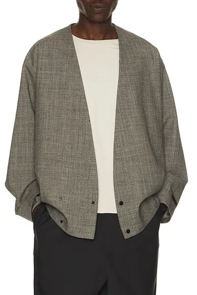 Fear Of God Relaxed Cropped Lapelles Jacket In Multi