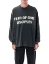 Fear Of God Relaxed Disciple Long Sleeve T-shirt In Black