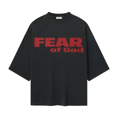 Pre-owned Fear Of God Relaxed Fear Is Gone Tee 'black' | Men's Size Xs