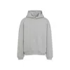 Fear Of God Oversized Hoodie With Ribbed Hem In Grey
