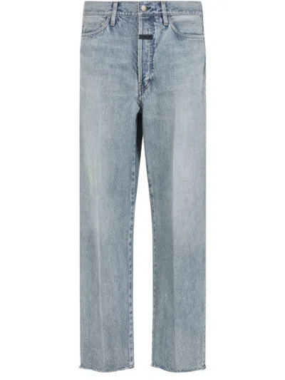 Fear Of God Relaxed-fit Denim Jeans With Five-pocket Design In Blue