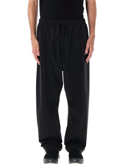Fear Of God Relaxed Fit Nylon Track Pants With Adjustable Waistband In Black
