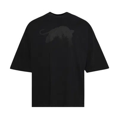 Pre-owned Fear Of God Relaxed "le Panteres" Tee 'black' | Men's Size Xs