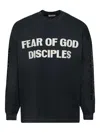 Fear Of God Relaxed Ls Disciple T-shirt In Blue