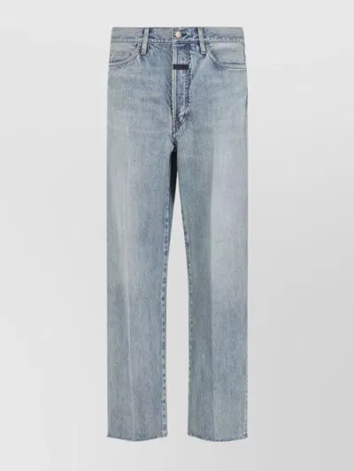 FEAR OF GOD RELAXED STRAIGHT LEG COTTON JEANS