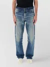 Fear Of God Relaxed Straight Leg Denim Trousers In Blue