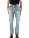 Fear Of God Repaired Classic Jeans With Vintage Hand-distressing