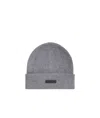 Fear Of God Beanie Cashmere Wool Folded Cuff In Gray