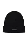 Fear Of God Ribbed Cashmere Beanie In Black