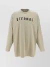 Fear Of God Ribbed Crew Neck Graphic Print T-shirt