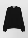 Fear Of God Ribbed Crew Neck Sweater With Long Sleeves In Black