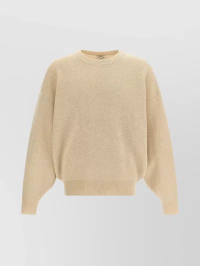 FEAR OF GOD RIBBED CUFFS TEXTURED KNIT WOOL SWEATER