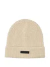 Fear Of God Ribbed Wool Beanie In Neutral