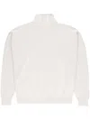 Fear Of God Roll-neck Knitted Sweater In Weiss