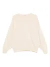 Fear Of God Round-neck Wool Sweater In Neutral