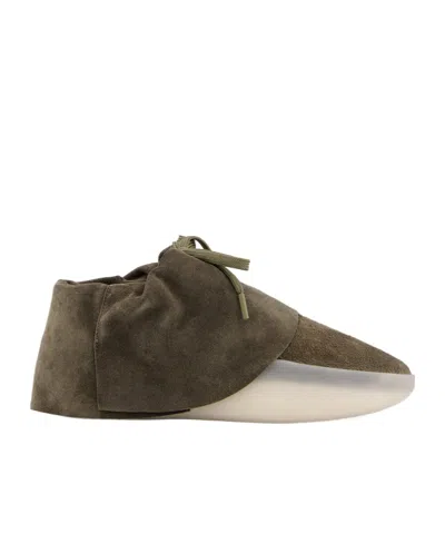 Fear Of God Round Toe Low-top Casual Shoes In Brown