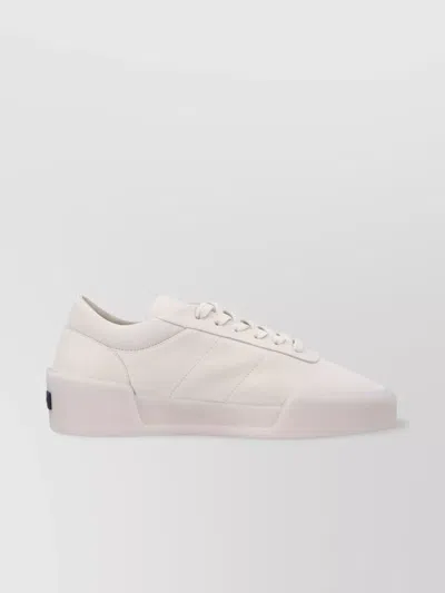 FEAR OF GOD ROUND TOE RUBBER SOLE SNEAKERS