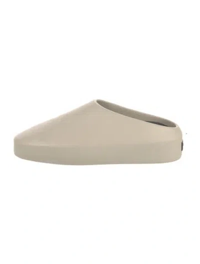 Pre-owned Fear Of God Rubber Mules In Neutrals