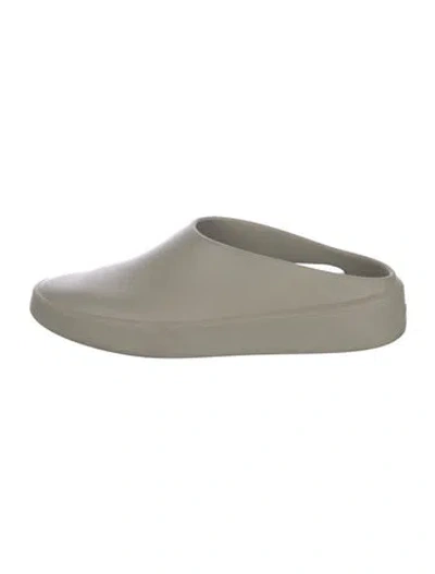 Pre-owned Fear Of God Rubber Slides In Gray