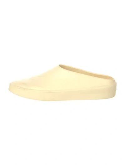 Pre-owned Fear Of God Rubber Slides In Neutral