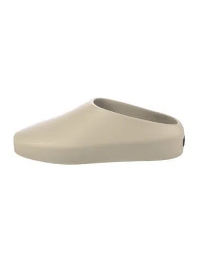 Pre-owned Fear Of God Rubber Slippers In Neutrals