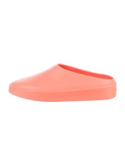 Pre-owned Fear Of God Rubber Slippers In Orange