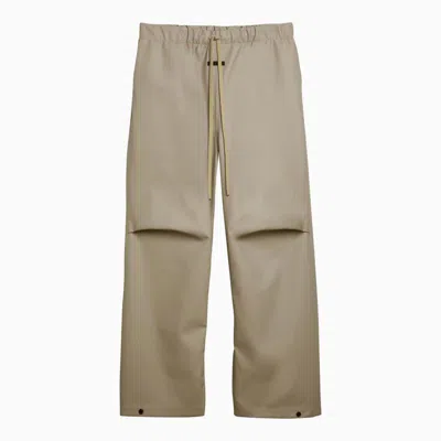 Fear Of God Rubberized Wide-leg Trousers Dune