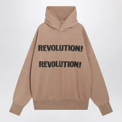 FEAR OF GOD FEAR OF GOD SAND-COLORED REVOLUTION! HOODIE
