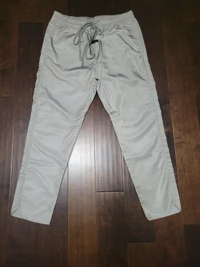 Pre-owned Fear Of God Seventh Collection Gray Nylon Pants Bundle