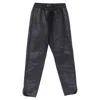 Fear Of God Seventh Collection Jogger Pants In Black Leather In Black