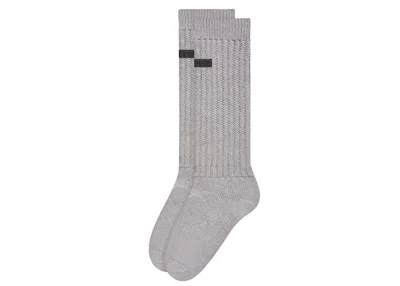 Pre-owned Fear Of God Seventh Collection Socks In Light Grey