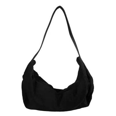 Fear Of God Shell Logo Patch Crossbody Bag In Black