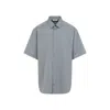 Fear Of God Short Sleeve Shirt With Classic Collar In Grey