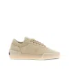 Fear Of God Low Top Suede Sneakers With Rubber Sole In Neutral