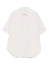 Fear Of God Oversized Stretch-cotton And Wool-blend Oxford Shirt In White