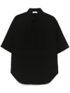 Fear Of God Oxford Short Sleeved Shirt In Black