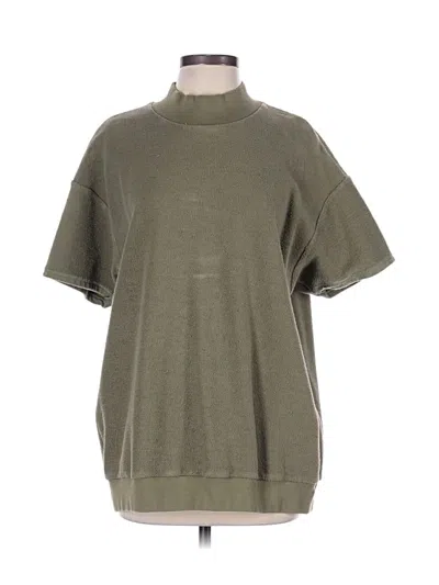 Pre-owned Fear Of God Short Sleeve Turtleneck In Green