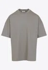 Fear Of God Oversized Viscose Blend T-shirt In Beige
