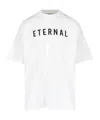Fear Of God Eternal Oversized Logo-detailed Cotton-jersey T-shirt In White