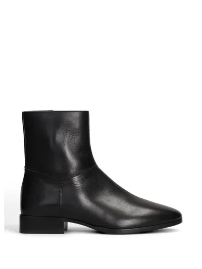 Fear Of God Side-zip Block Heel Ankle Boots In Black