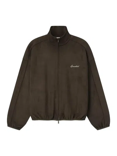 Fear Of God Signature Modern Track Jacket In Brown