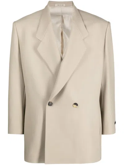 Fear Of God Eternal California Blazer Jacket In Beige