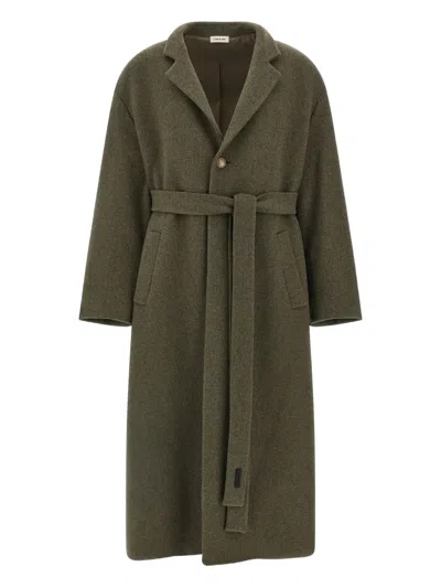 FEAR OF GOD SINGLE-BREASTED BELTED COAT