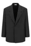Fear Of God Tailored Single Button Blazer With Notched Lapel In Gray