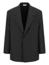 Fear Of God Tailored Single Button Blazer With Notched Lapel In Black