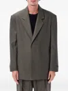 Fear Of God Single Breasted Blazer Clothing In Gray